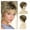 D-Honey Blonde, variant on EKKIMIMI Short Wigs For Women Curly Hair Wigs With Bangs For Women Glueless Wigs Synthetic Fiber Wigs Short Blonde Wig Mother's Day Wigs