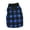 L., variant on Warm and Comfortable Fleece Dog Sweater Check Pattern Hoodie Polyester Texture Perfect for Outdoor Indoor Activity