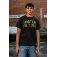 thumbnail image 4 of Master Builder Video Computer Gamer Men's Big & Tall Crewneck Graphic Tee Brisco Brands 2X, 4 of 5