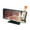 Red, variant on StSilkitty 3D Projection Alarm Clock Larger LED Mirror Clock Display Temperature Auto Brightness Room Bedside Table Alarm Clock