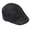 1-Black831, variant on XIAOCHA Mens Textured‑Weave Woven Flat Cap Solid Sleek Silhouette City Trip Hats,Black