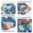 thumbnail image 3 of Dailycode Small Short Sleeve Button Down Shirts Strawberry Orange Flower Casual Shirt 3-10 Years, 3 of 9