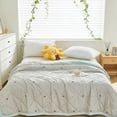 thumbnail image 6 of Summer Washed Cotton Quilt Cool Quilt Washable Thin Quilt Core For Dormitory Beige, 6 of 6