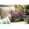 thumbnail image 3 of Throw Pillow Cover Blossoms in Central Park Landscape Cherry Trees Forest Spring Season Picture Decorative Pillow Case Funny Home Decor Square 18 x 18 Inch Cushion Pillowcase, 3 of 5