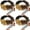 Bronze 4PCS, variant on Seamless Hair Ties Bulk High Elastic Bands No Crease Metal Ponytail Holder Accessories Women Girls 5 Colors Brown White Black 2PCS Large Satin Hair Bonnet for Braids Mens Hair Ties Hair Bonnet for