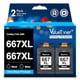 thumbnail image 1 of Cartucho de Tinta Valuetoner Negro Mayor Capacidad Compatible con HP 667XL para DeskJet Ink Advantag, 1 of 8