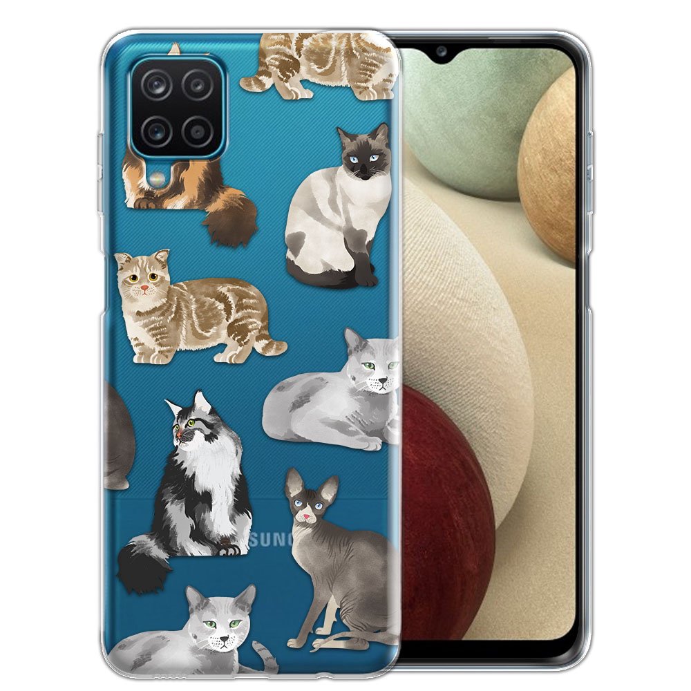 WIRESTER Soft TPU Clear Case Slim Protective Cover for Samsung Galaxy