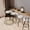white, variant on Modern Counter Stools Set of 2/Set of 4, Upholstered Counter Bar Stools, Bar Stools Set, with Open Back Modern Bar Stools, with Black Metal Legs, for Kitchen Island Dining Room, Bar Table