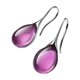 thumbnail image 1 of Pendientes colgantes con de piedras preciosas naturales para mujer en Púrpura Sunnimix Pendiente del perno prisionero de las muchachas, 1 of 8