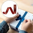 thumbnail image 4 of Happy Birthday Ribbons DIY Gift Wrapping for Hairpin Decoration Cake Cake Box Wrapping Box Flowers Red 20Yard, 4 of 9