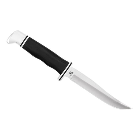 Buck Knives 105 Pathfinder Fixed Blade Knife with Phenolic Handle and Leather Sheath