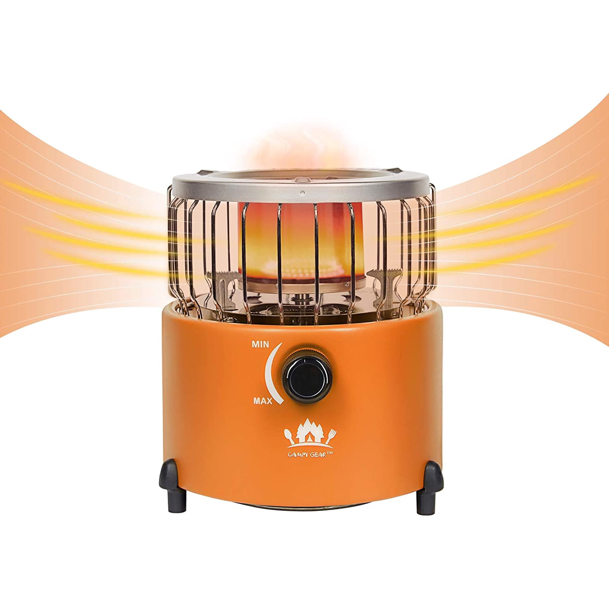 MINYIKJ Chubby 2 in 1 Portable Propane Heater u0026 Stove, Outdoor Camping Gas  Stove Camp Tent Heater for Ice Fishing Backpacking Hiking Hunting Survival  Emergency (Orange , 2000G) - Walmart.com