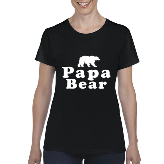 IWPF - Women's T-Shirt Short Sleeve, up to Women Size 3XL - Papa Bear