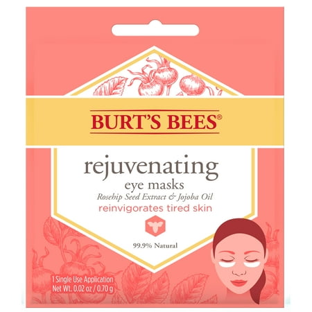 (4 masks) Burt's Bees Rejuvenating Eye Mask, Single