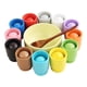 thumbnail image 1 of Bolas de en vasos, juguetes Montessori para niños pequeños de 1 año en adelante, juego de combinación de madera para niños en edad preescolar, 1 of 9