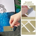 thumbnail image 4 of MasteelfCA 100Pcs Scratch Coating Stickers Scratch Off Sticker Scratch Off Card Film Adhesive Stickers, 4 of 8