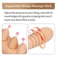 thumbnail image 3 of Herramienta de masaje de madera Natural, herramienta de desguace de madera portátil Guasha Stick, suministros de SPA para el hogar para masaje corporal, acupresión, 3 of 5