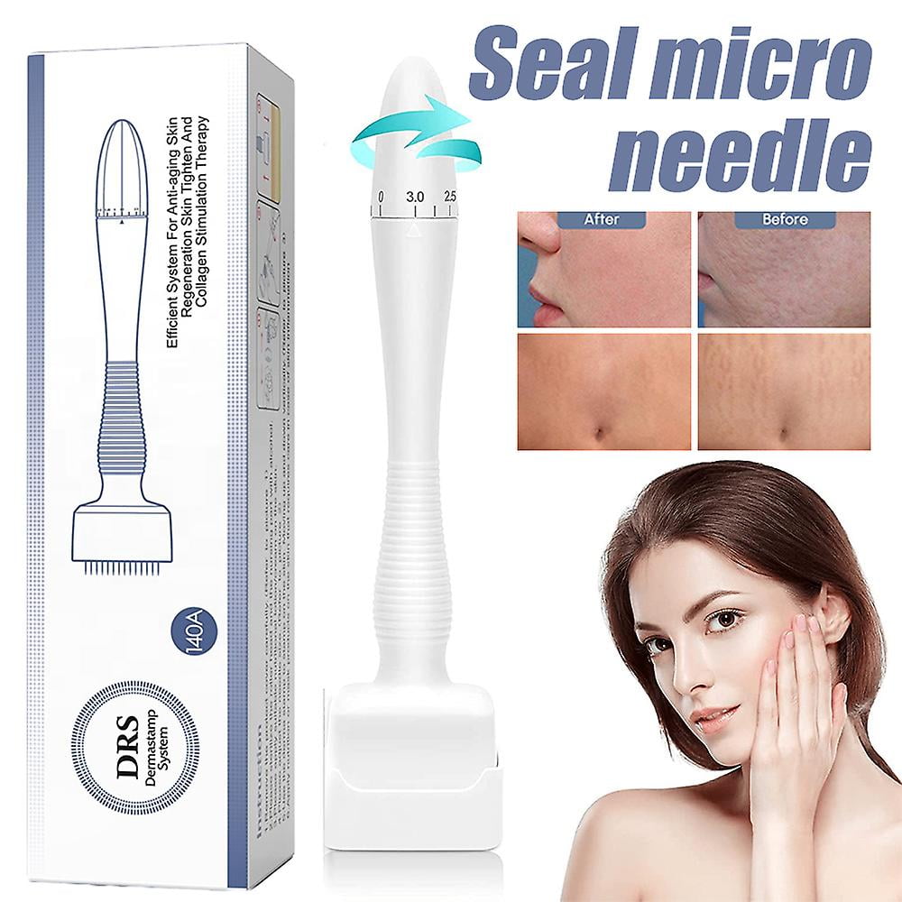Derma Stamp Adjustable Non-slip Microneedling Stamp 0-3.0mm 140