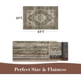 thumbnail image 2 of -Runner Rug X Rugs for Living Room- Machine Washable Rug-Soft Living Room Rug-Vintage Non Slip Carpet-Rugs for Bedrooms Dining Office, 2 of 7