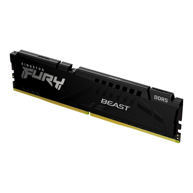 メモリー DDR5 16GB 5600Mhz Kingston FURY BEAST Kingston Fury Beast 16GB 5600MHz DDR5 CL40 DIMM Single Module