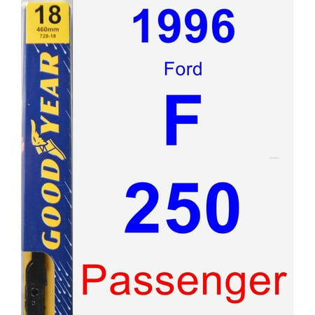 1996 Ford F-250 Bed - 1996 Ford F-250 Passenger Wiper Blade - Premium