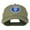Olive, variant on Caduceus Medicine Symbol Embroidered Cap - Navy OSFM