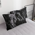 thumbnail image 4 of QIILU 3Pcs/Set Polyester Marbled Quilt Cover Pillowcase Bedding Set EU-Double Size, Bedding Set, Comfortable Bedding, 4 of 8