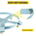thumbnail image 1 of VEVOR Heavy Duty Drum Dolly 5 ruedas giratorias marco de acero de 55 galones sin inclinación con freno, 1 of 8