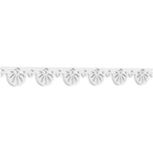 Ekena Millwork RUNP04X0625X48CAL 4 x 48 Po Pas 0,62 Po Qualité Architecturale PVC en Cours d'Exécution Garniture
