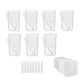 thumbnail image 1 of Mini Self Watering Pots With Labels And Wick Clear Planters With Holes Water Level For Indoor Alocasia Corm Propagation Sowing, 1 of 8