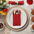 thumbnail image 2 of 50pcs Disposable Dinner Napkins With Built-in Flatware Pocket,prefolded Cloth Like Paper Napkins Fo G, 2 of 5