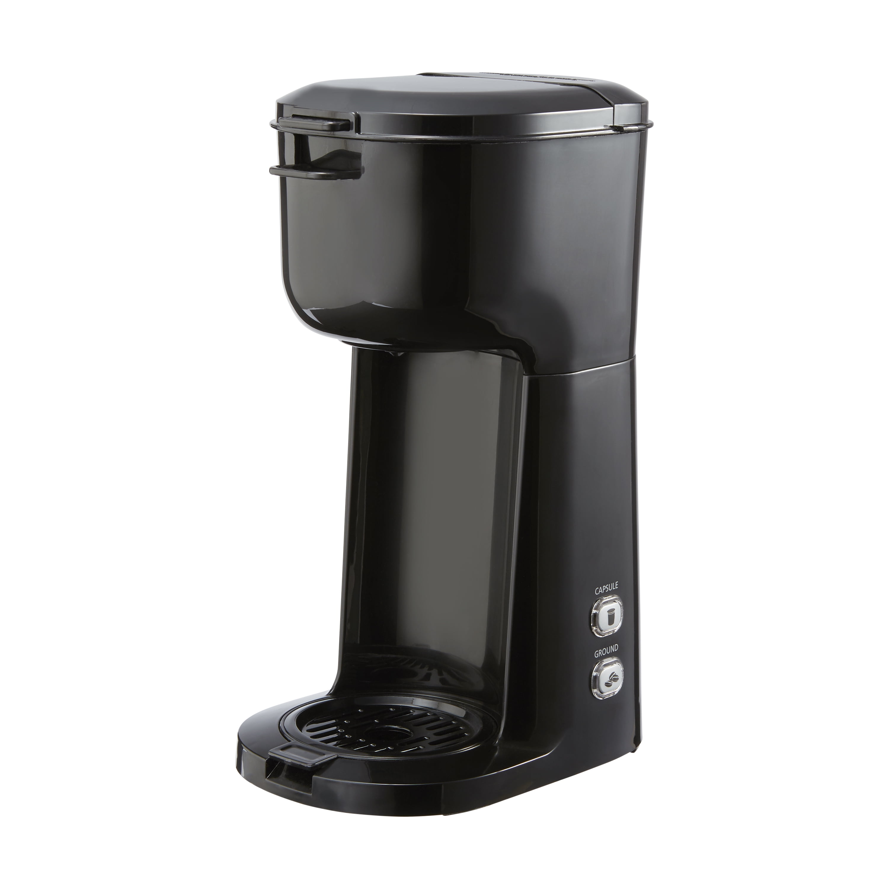 Mainstays Single Serve and K-Cup Brew Coffee Maker, Black ...