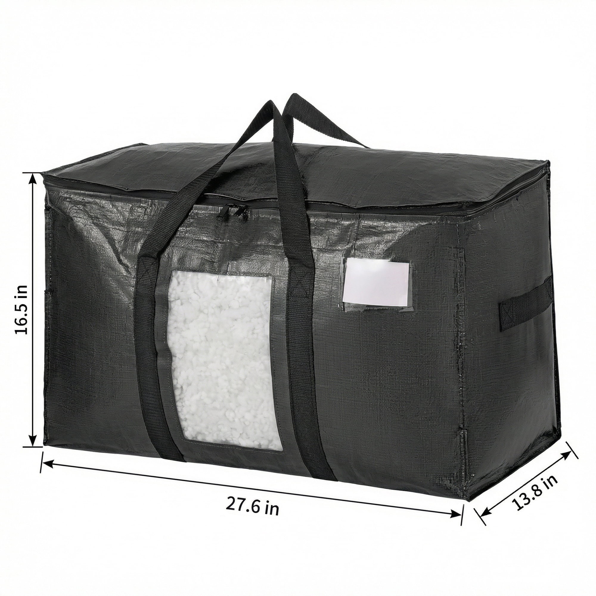 Unique Bargains Storage Bags for and Closet with Handles Black 27.56"x13.78"x16.54"