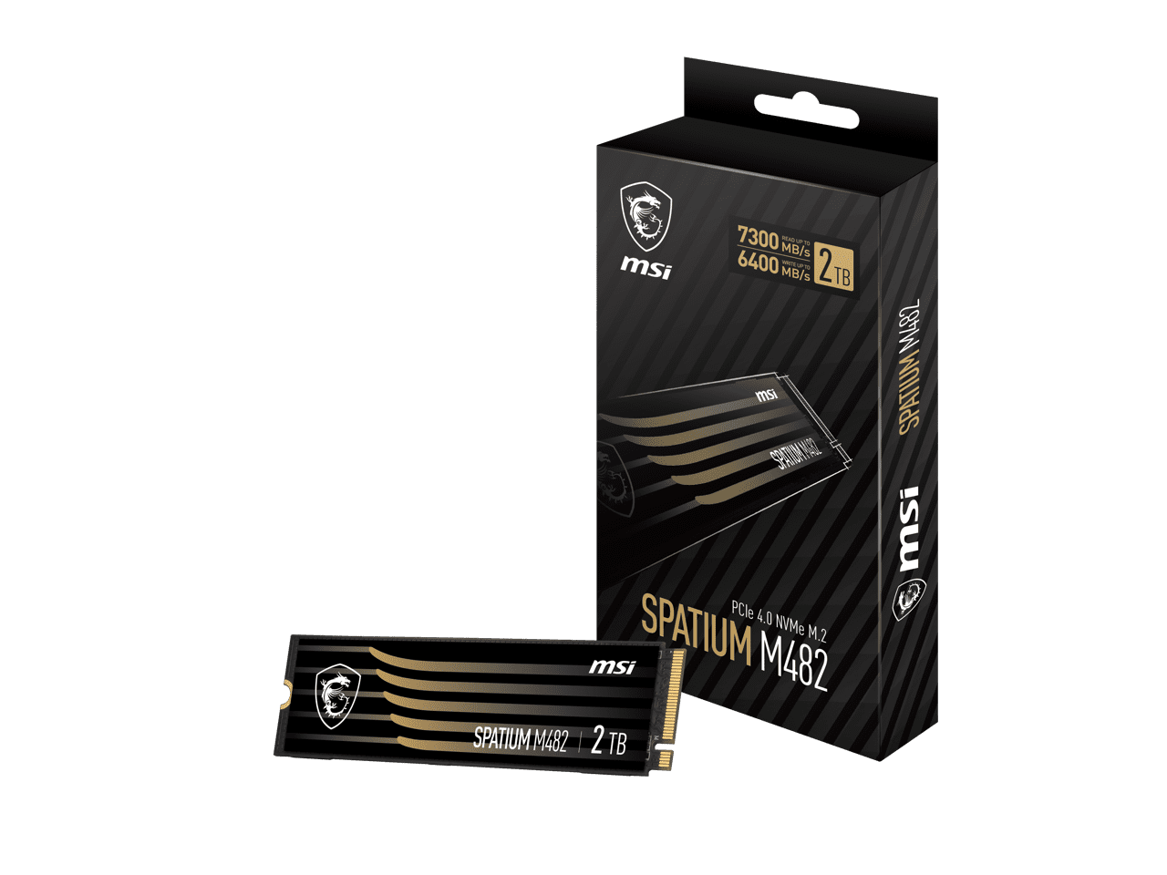 MSI SSD M.2 2TB M482 SPATIUM MSI 内蔵型SSD SPATIUM Internal x4 4.0 PCI-Express 2TB 2280 M.2 M482 Series 内蔵型SSD