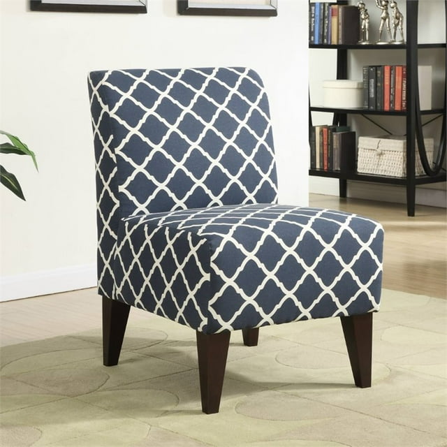Picket House Furnishings Fauteuil à Talons Compensés North en Bleu