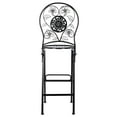 thumbnail image 6 of Black Barcelona Bistro Barstool with Round Seat and Back by Chivari, 6 of 15