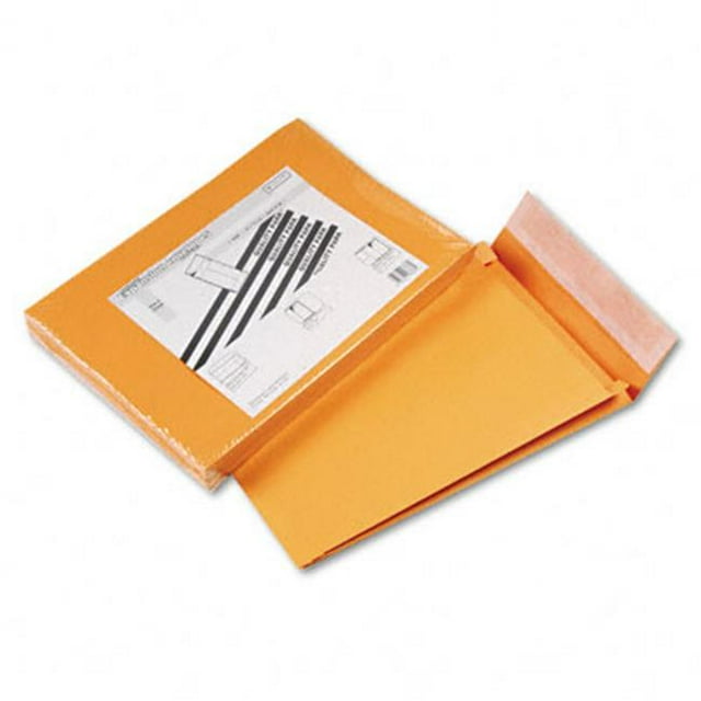Redi-Strip Kraft Expansion Envelope Side Seam 10 x 13 x 2 Brown 25 Pack