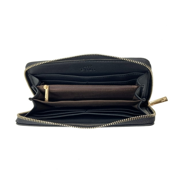 Cartera Dama Hpc Polo Color Negro HPC Polo Cartera NEGRO Walmart en linea
