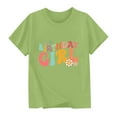 thumbnail image 3 of Juslio Girls Shirts Graphic Tees Short Sleeve Round Neck Print Casual Kids Clothing Fashion Tops Girls and Boys Shirts, 3 of 6