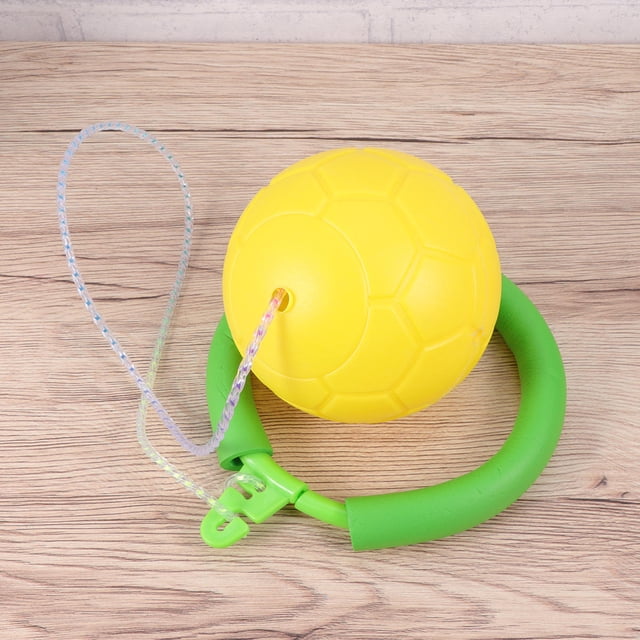 FUTUREORYY Bounce and Catch Toys Jump Loop Yellow Plastic for Blood Circulation Improvement 1Pack