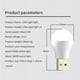 thumbnail image 2 of USB Plug Lamp 5V USB Small Book Lamp White/Warm Light for Power Outage Emergency, 2 of 7