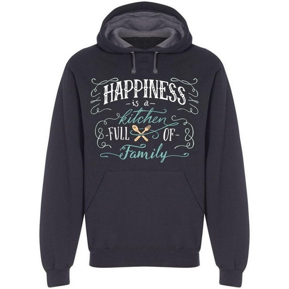 Cool Phrase About Happiness  Hoodie Men -Image by Shutterstock, Male XX-Large