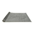 thumbnail image 2 of Ahgly Company Indoor Square Abstract Gray Modern Area Rugs, 6' Square, 2 of 4