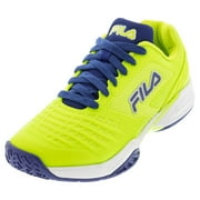 Fila Men`s Axilus 2 Energized Tennis Shoes Acid Lime and Blueprint ( 8 )