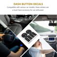 thumbnail image 4 of Shisuyan 2pcs Ac Dash Button Repair Kit Car Dash Button Decal Stickers Car Decal For Interior, 4 of 8