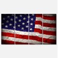 thumbnail image 2 of Design Art - Large American Flag Watercolor, 2 of 3