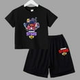thumbnail image 5 of Ensemble 2 Pcs T-Shirt à Manches Courtes + Shorts de Jeu de Rôle d'Été Anime Vêtements Décontractés Enfants Col Rond Garçons Filles Tout-Petits, 5 of 5