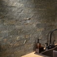 thumbnail image 4 of Aspect Peel and Stick Stone Overlay Kitchen Backsplash - Golden Sandstone (Approx. 15 sq ft Kit) - Easy DIY Tile Backsplash, 4 of 7