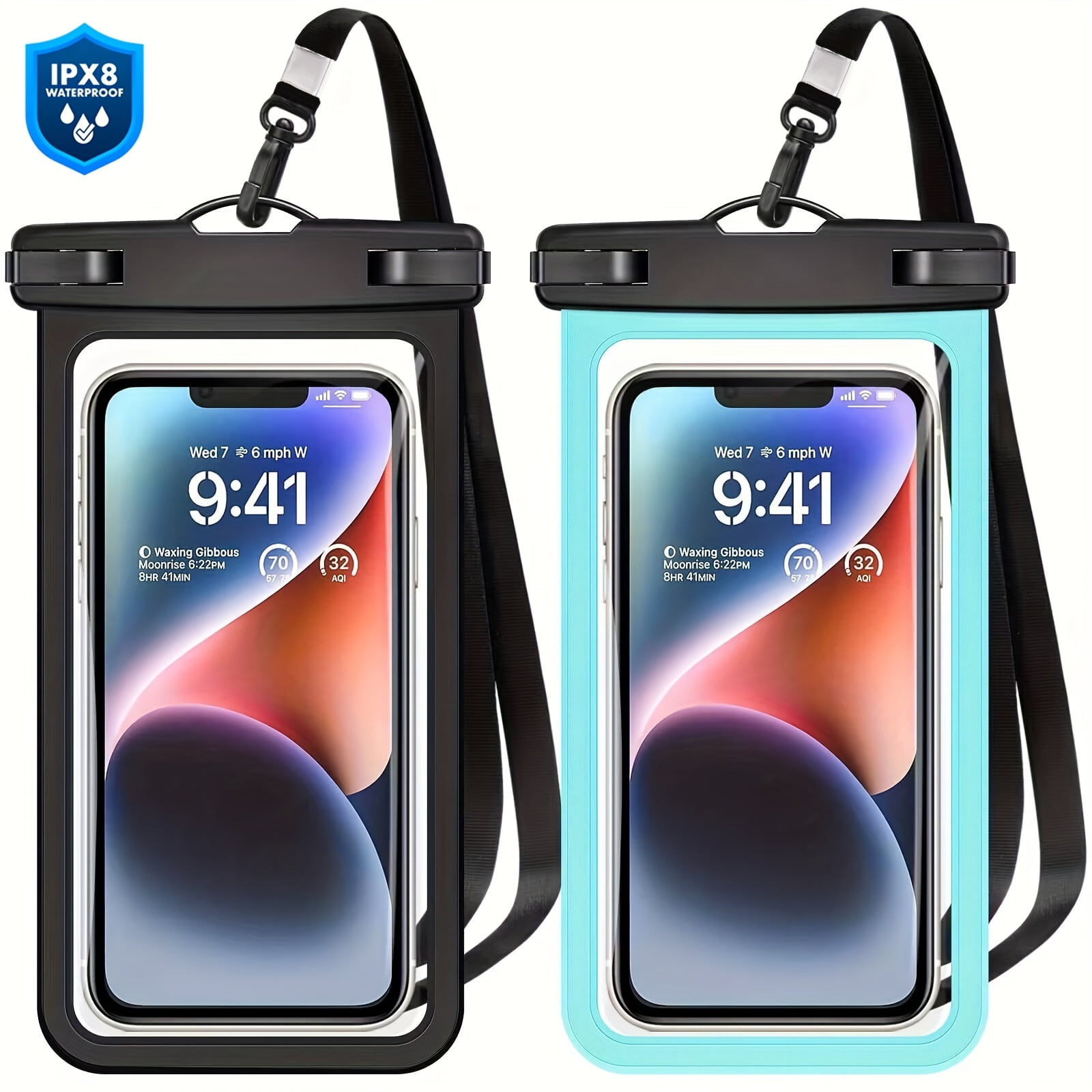 DAYIN-2 universal waterproof mobile phone bags - suitable for a variety of mobile phones, waterproof mobile phone dry bags, essential for beach vacations.