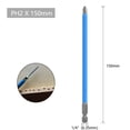 thumbnail image 1 of Hex Shank Magnetic Anti Slip Long Reach Electric Screwdriver 25-150mm Bits PH2, 1 of 10